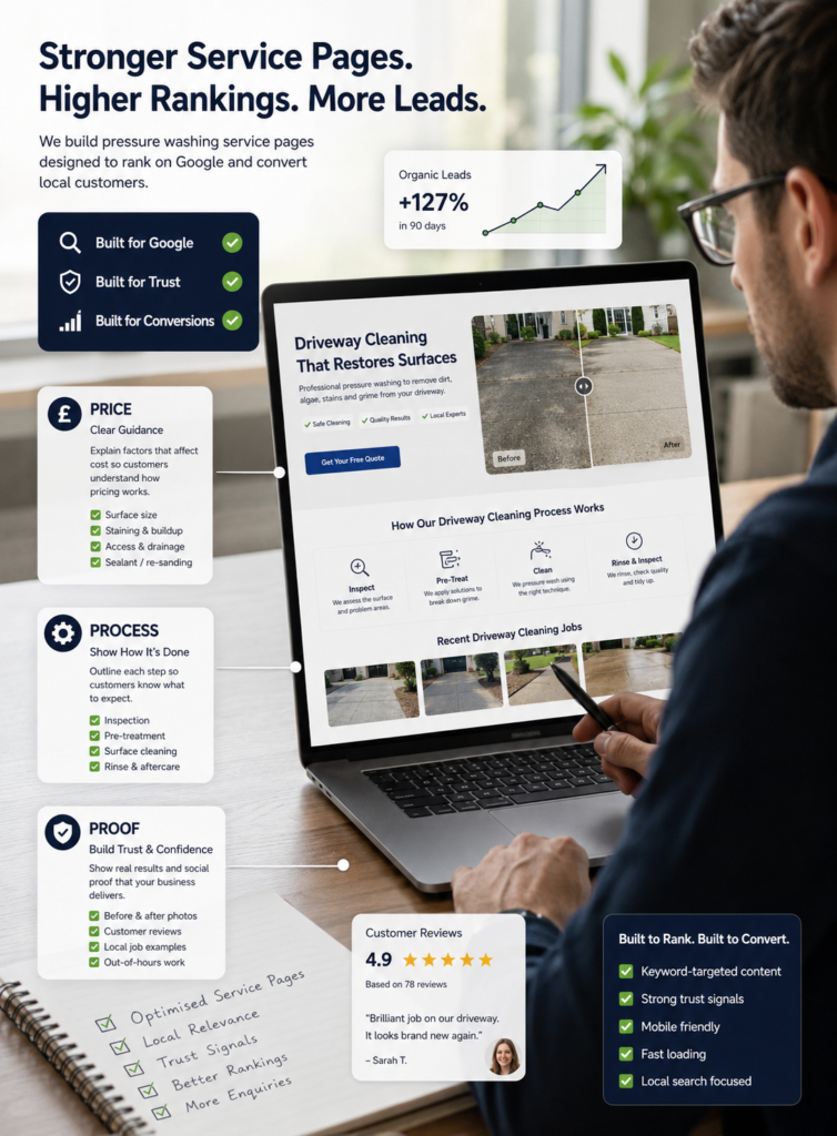 pressure-waher-business-undertaking-seo-activities