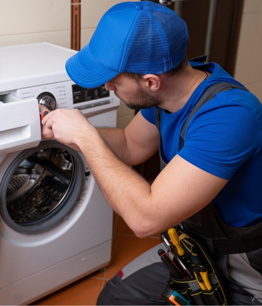 washing-machine-being-repaired